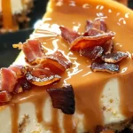 Bacon Bourbon Caramel Cheesecake