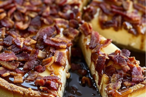 Bacon Caramel Cheesecake