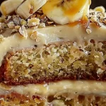 Banana Cake with Salted Caramel Frosting