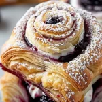 Blueberry Cream Cheese Crescents