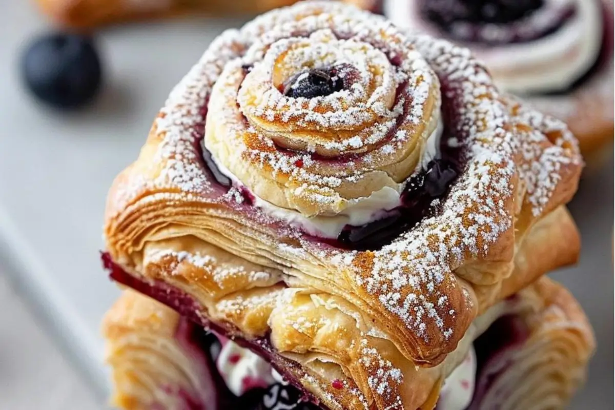 Blueberry Cream Cheese Crescents