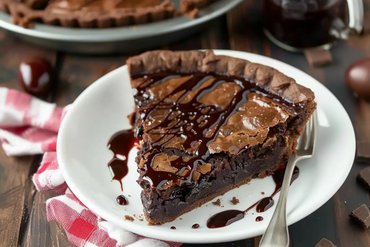 Gooey Brownie Pie recipe