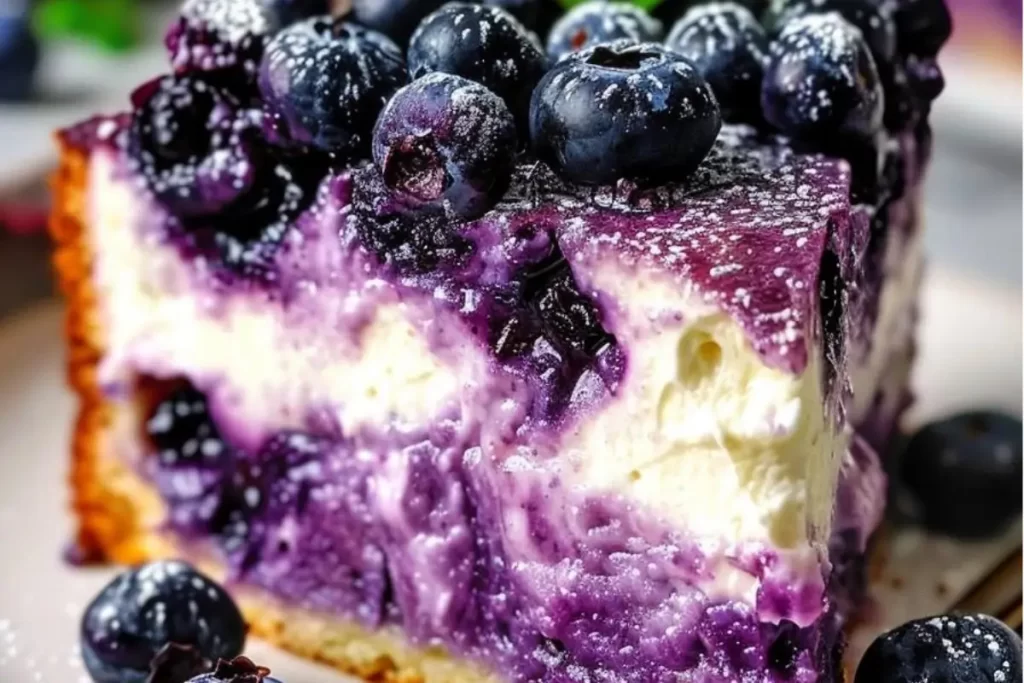 Nova Scotia Blueberry Cream Cake