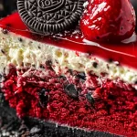 Red Velvet Oreo Cheesecake