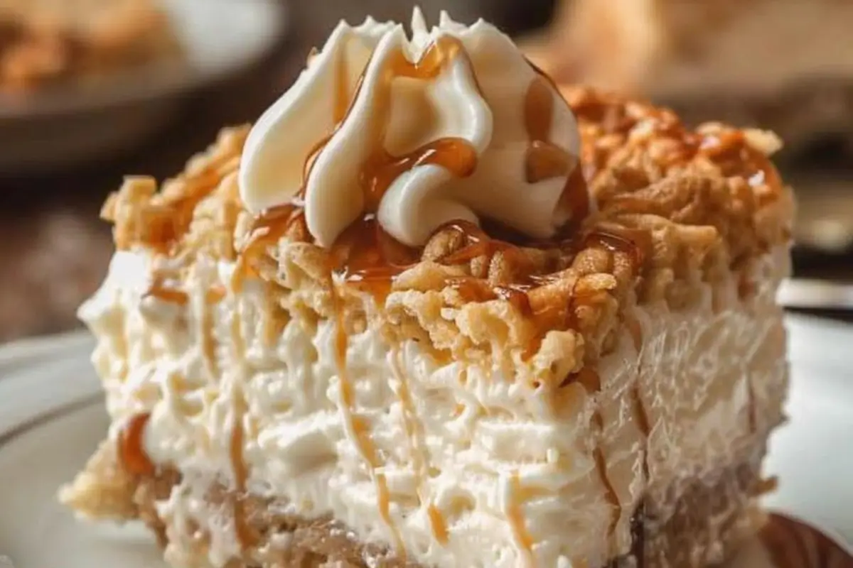 Rice Krispie Treat Cheesecake