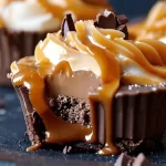 Salted Caramel Chocolate Mousse Cups