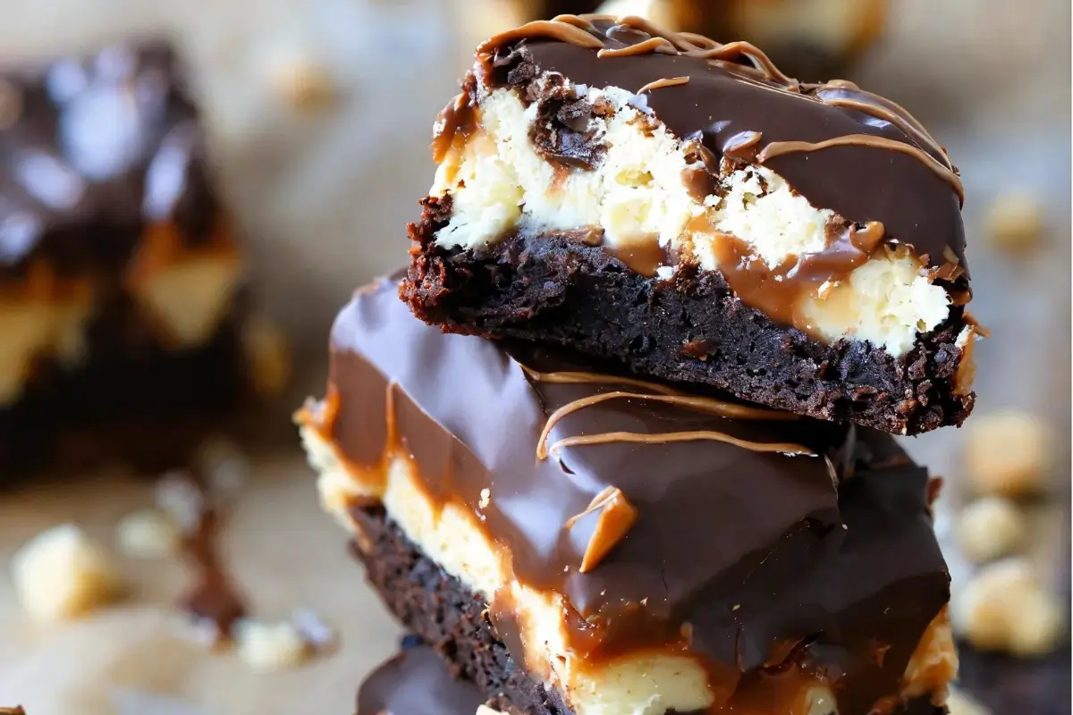 Snickers Brownie Bites