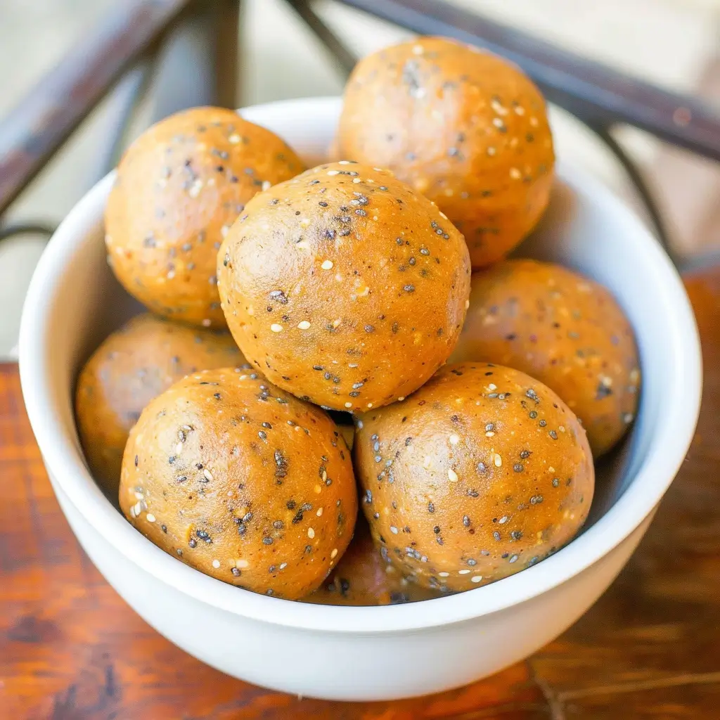 No-Bake Healthy Pumpkin Pie Energy Balls