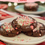 Chocolate Truffle Peppermint Crunch Cookies