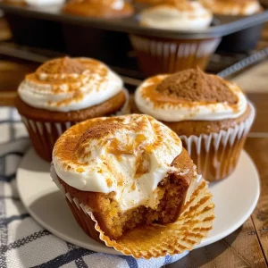 Starbucks-Style Pumpkin Cream Cheese Muffins