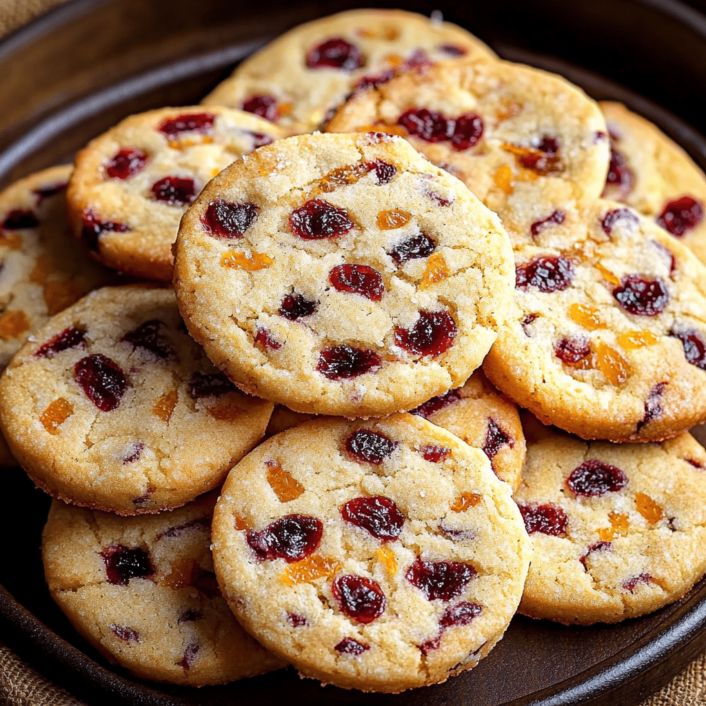 Bake Cranberry Orange Cookies