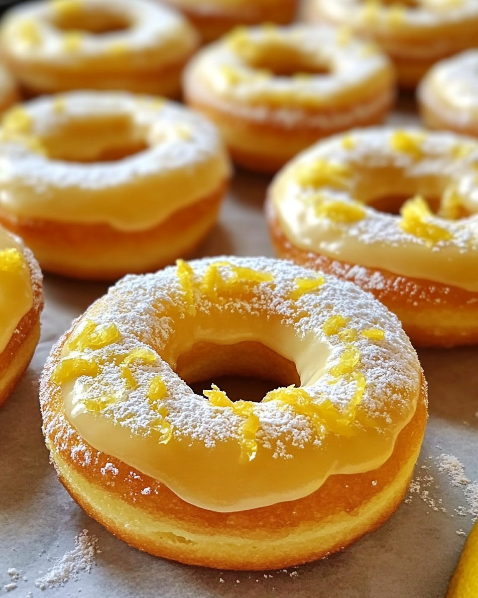 Baked Lemon Donuts