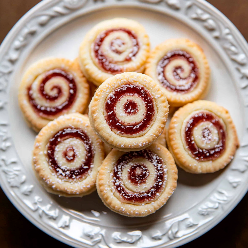 Cream Cheese Jam Pinwheel Cookies