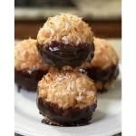 Easy No-Bake Salted Caramel Coconut Macaroons