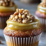 Golden Honey Nut Baklava Cupcakes