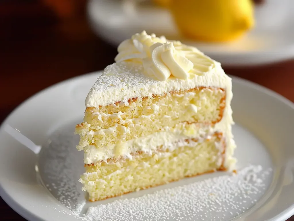 Italian Lemon Cream Cake