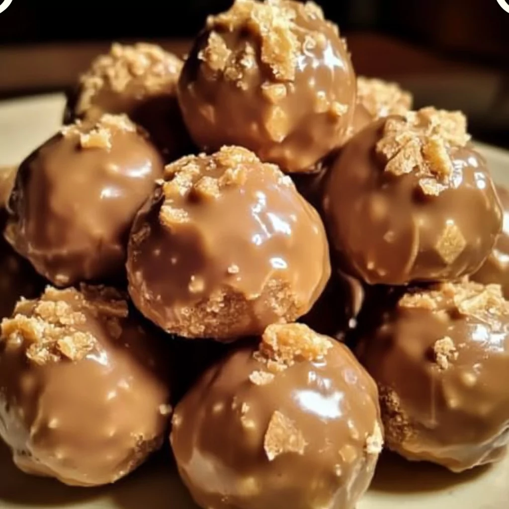 No-Bake Butterfinger Peanut Butter Chocolate Balls