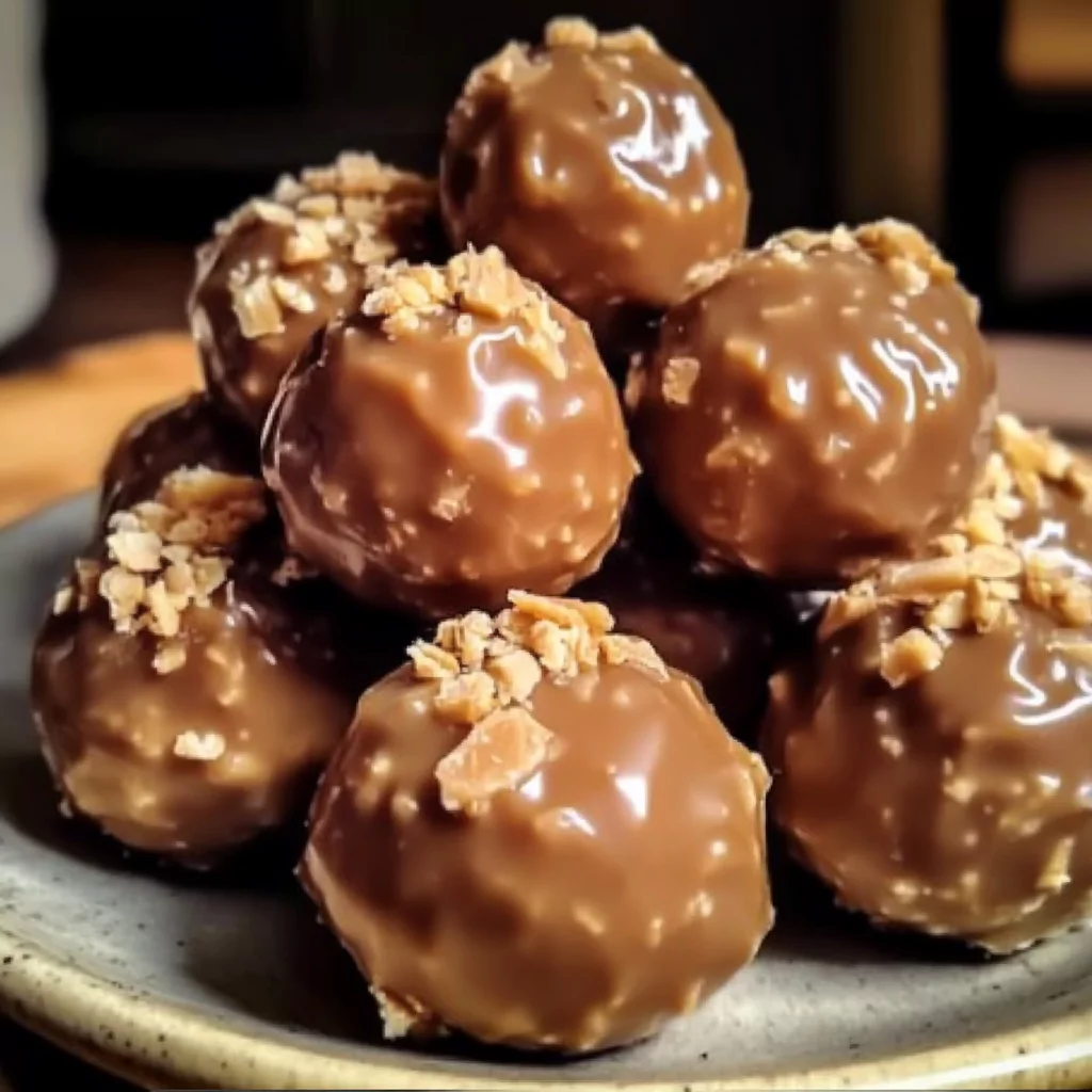 No-Bake Butterfinger Peanut Butter Chocolate Balls