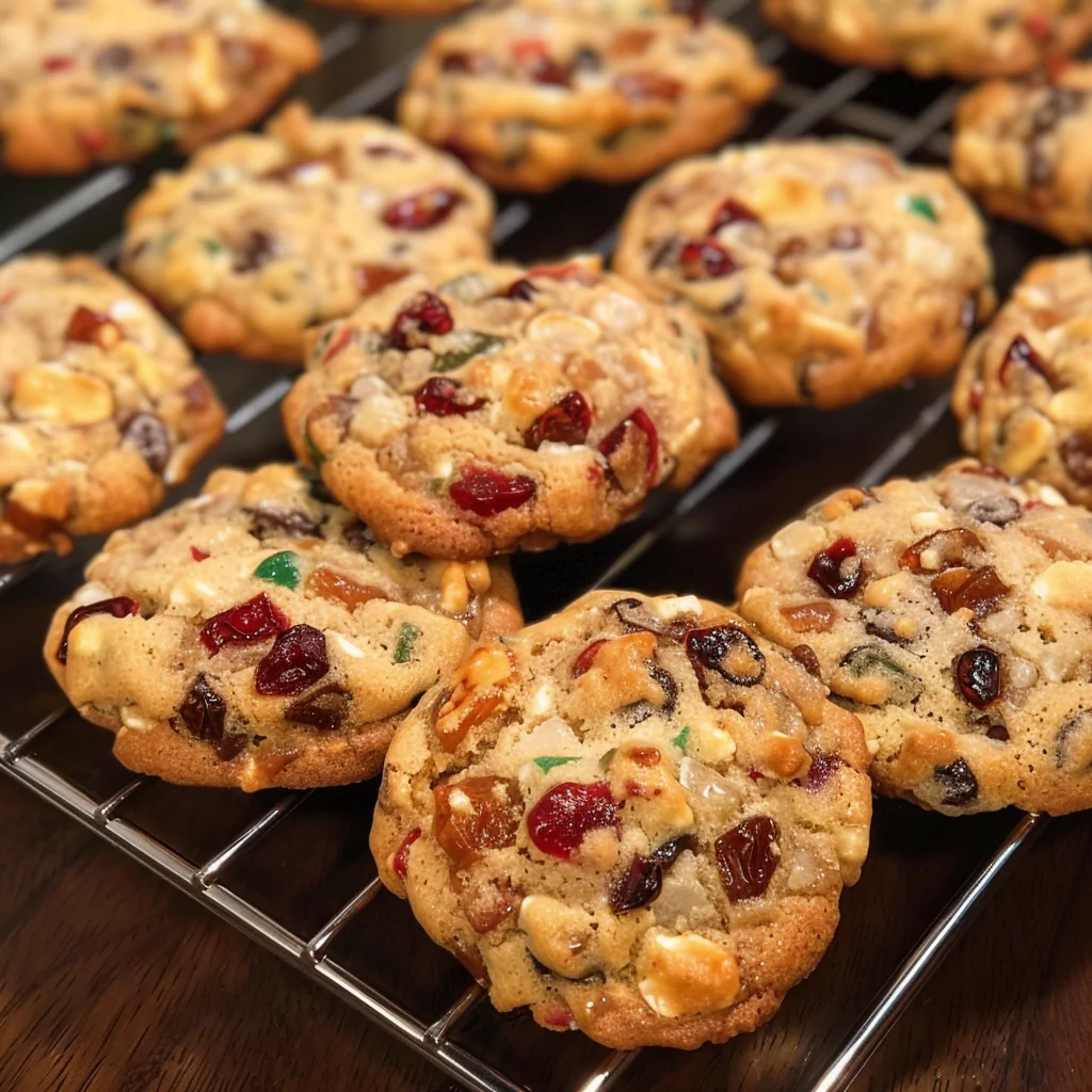 Old-Fashioned Fruitcake Cookies