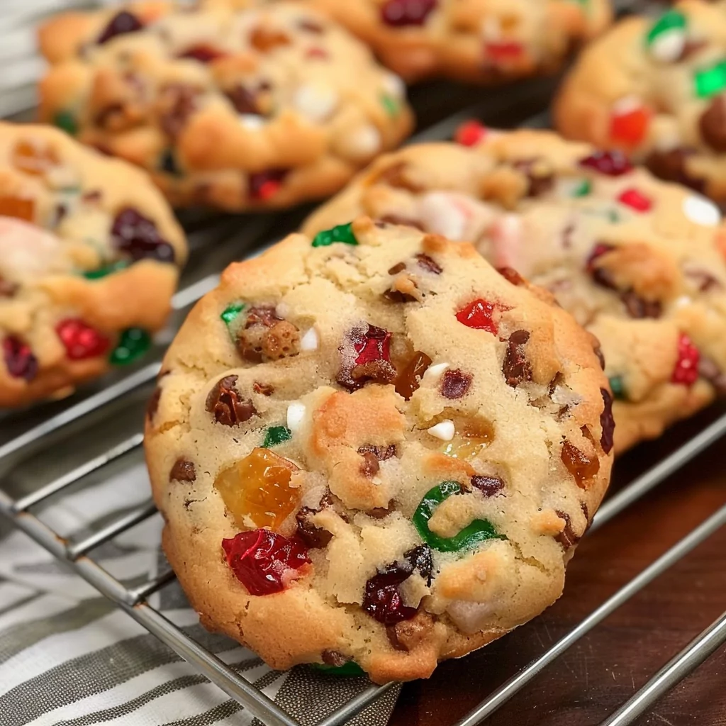 Old-Fashioned Fruitcake Cookies