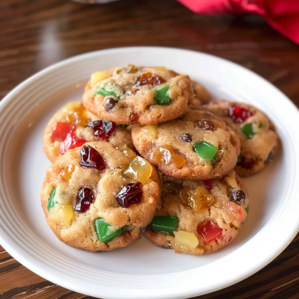 Old-Fashioned Fruitcake Cookies