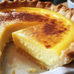 Old fashioned egg custard pie