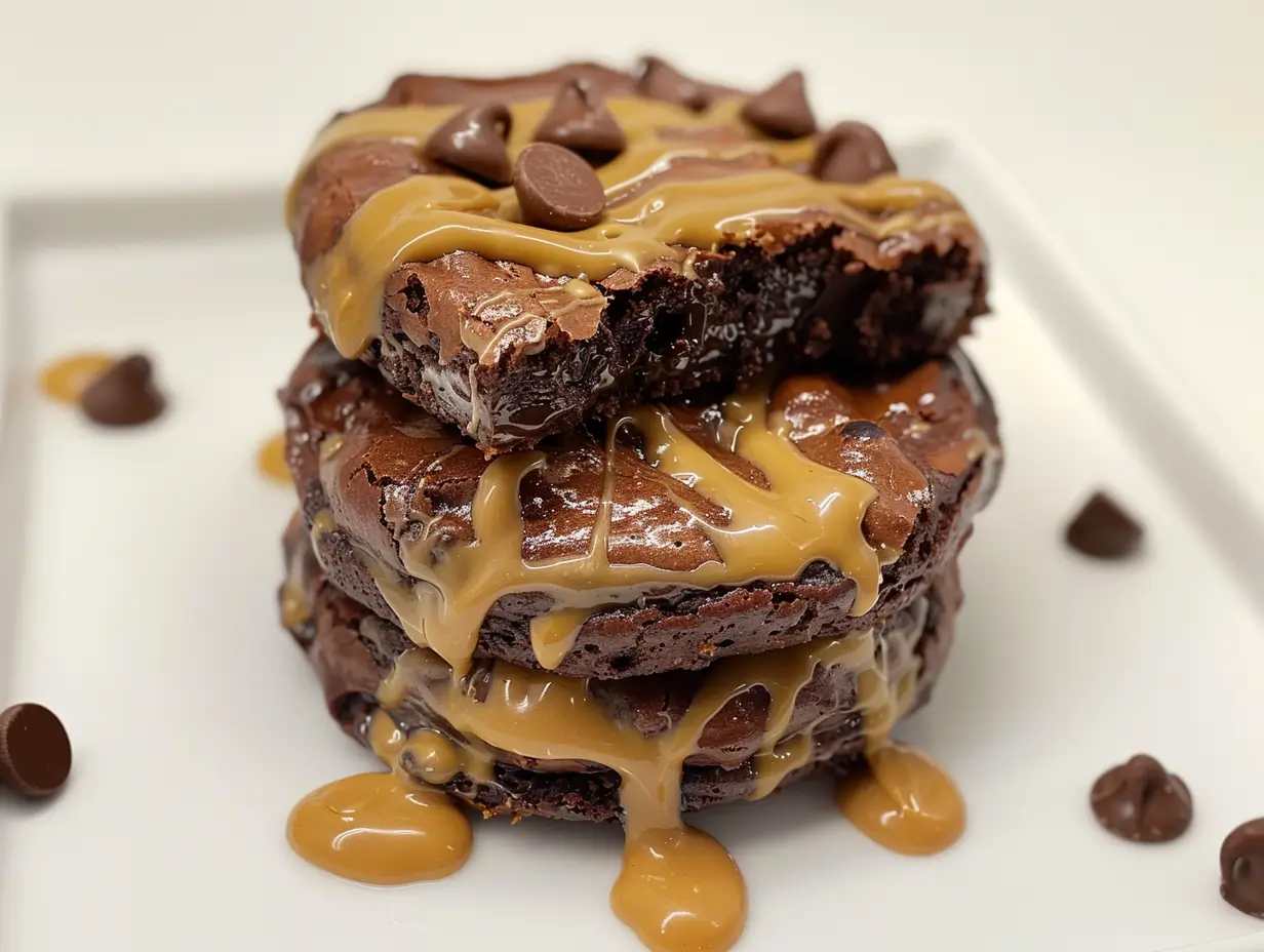 Brownie Buckeye Cookies
