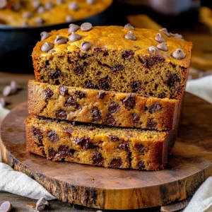 Pumpkin Chocolate Chip Bread