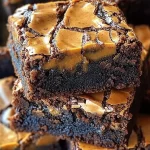 Fudgy Peanut Butter Brownies