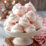 Peppermint Meringues with a Festive Twist