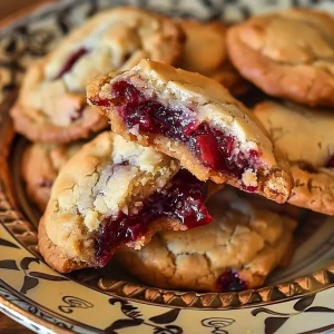 Cherry Pie Stuffed Cookies