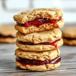 Peanut Butter & Jelly Cookie Sandwiches