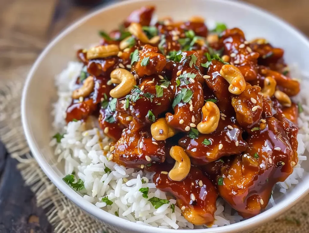 Spicy Cashew Chicken Recipe