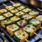 Garlic Butter Zucchini Skewers