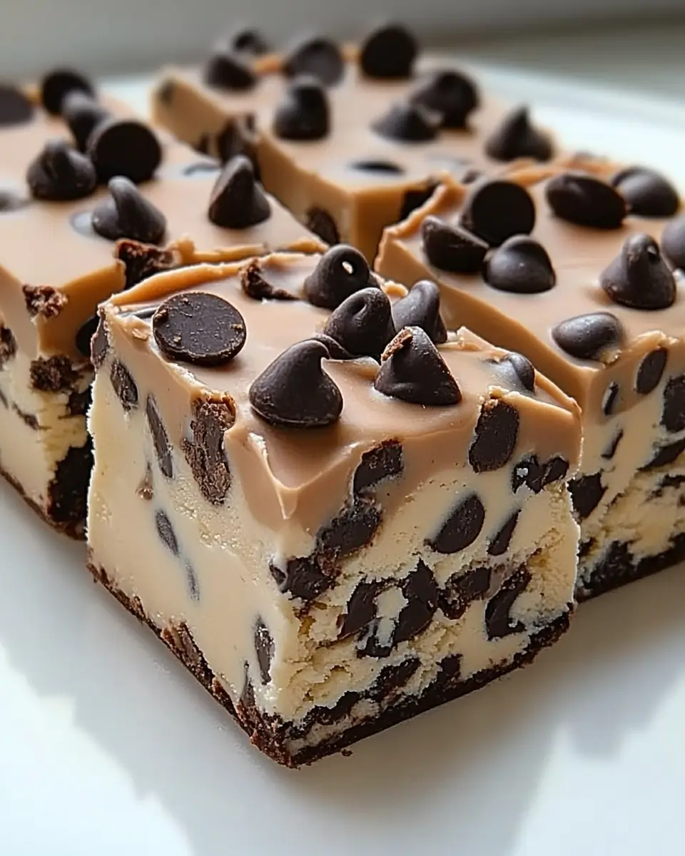 Chocolate Chip Cookie Dough Ice Cream Bars Recipe