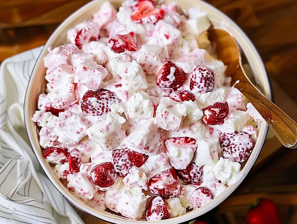 Strawberry Shortcake Fluff Salad