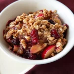 Apple Cranberry Pecan Crumble