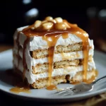 Ritz Cracker Salted Caramel Icebox Cake