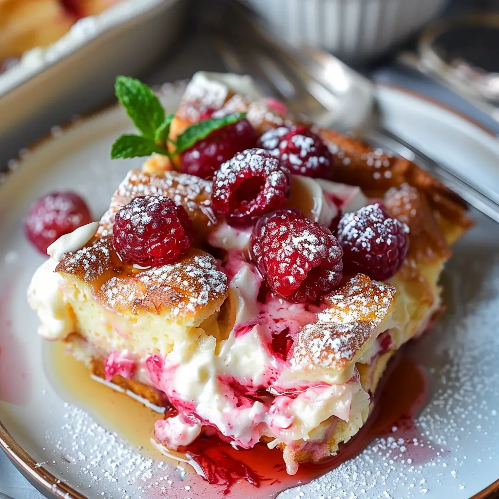 Raspberry Cheesecake French Toast