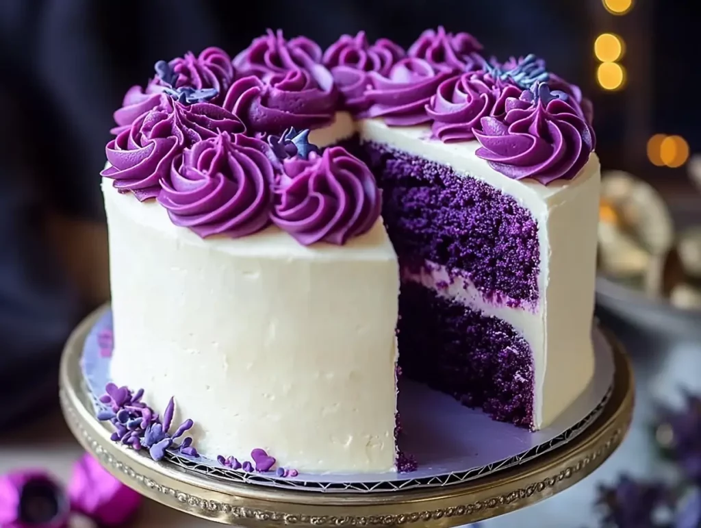 Royal Purple Velvet Cake