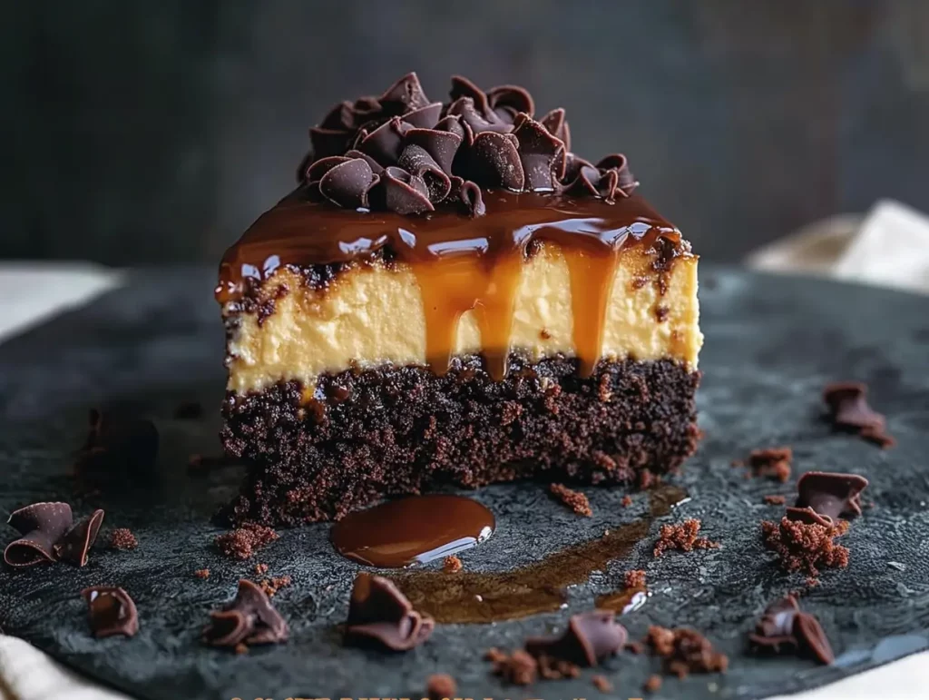 Caramel Brownie Cheesecake