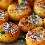 Oven Crispy Parmesan Potatoes