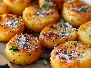 Oven Crispy Parmesan Potatoes