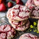 Double Strawberry Sugar Cookies