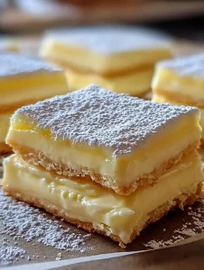 Vanilla Custard Cream Squares