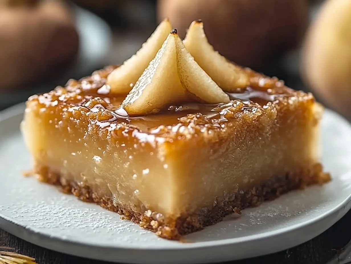 Caramelized Ginger Pear Delight