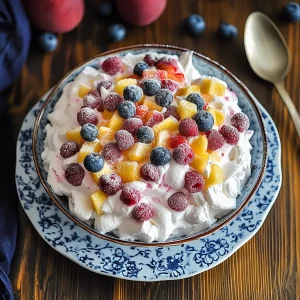 Angel Fluff Cool Whip Fruit Salad