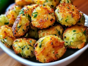 Zucchini Garlic Bites