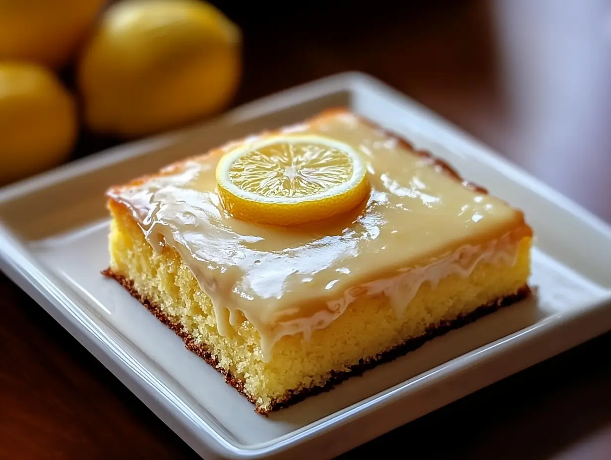 Lemon Cake to Die For – Zesty Lemon Bliss Cake with Sweet Glaze