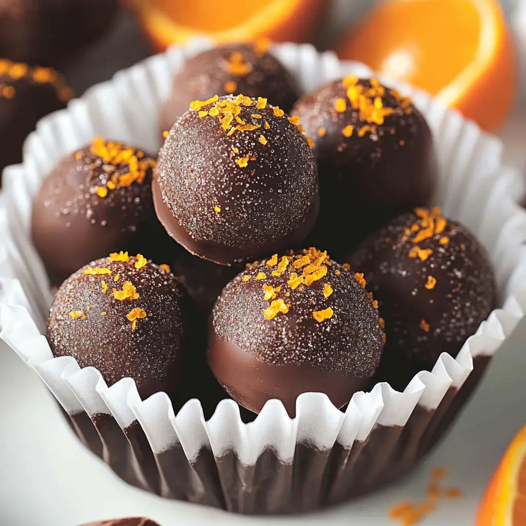 Easy Chocolate Orange Truffles